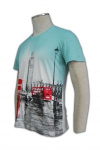 T253 order stylish personal design tees Digital Printing  patterns tee shirts personal sublimation supplier company
